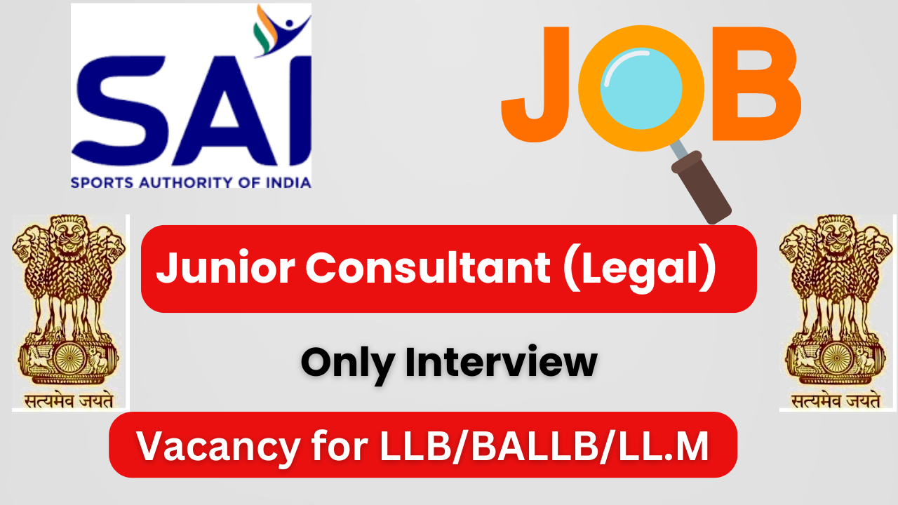 Legal Consultant Vacancy at SAI 2024